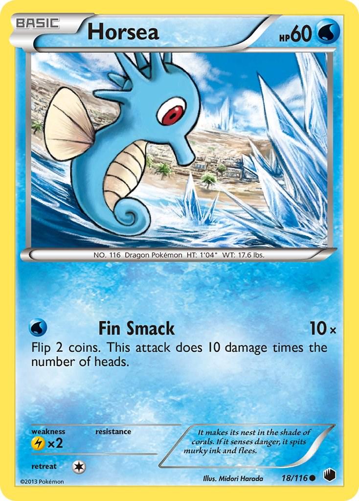 Horsea #18 Pokemon Plasma Freeze