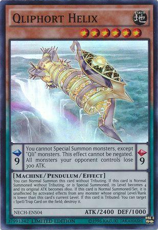 Qliphort Helix NECH-ENS04 YuGiOh The New Challengers Super Edition