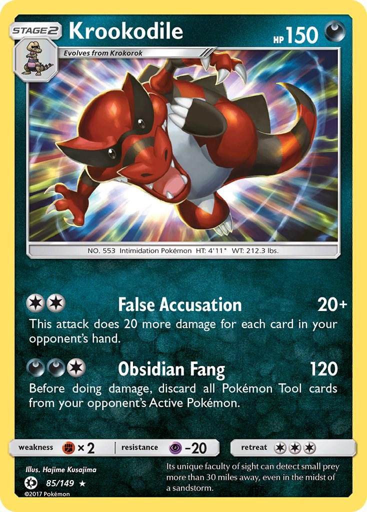 Krookodile #85 Pokemon Sun & Moon