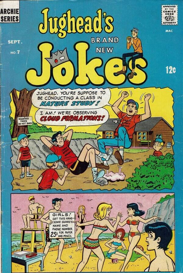 Jughead's Jokes #7 (1968) Comic Books Jughead's Jokes
