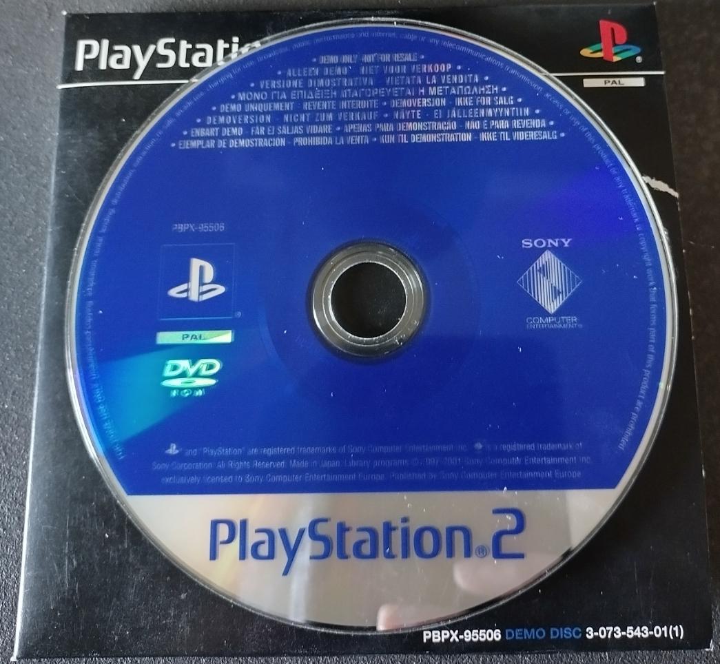 PBPX-95506 Demo Disc PAL Playstation 2