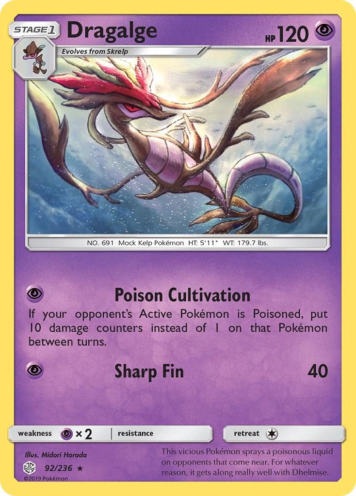 Dragalge #92 Pokemon Cosmic Eclipse