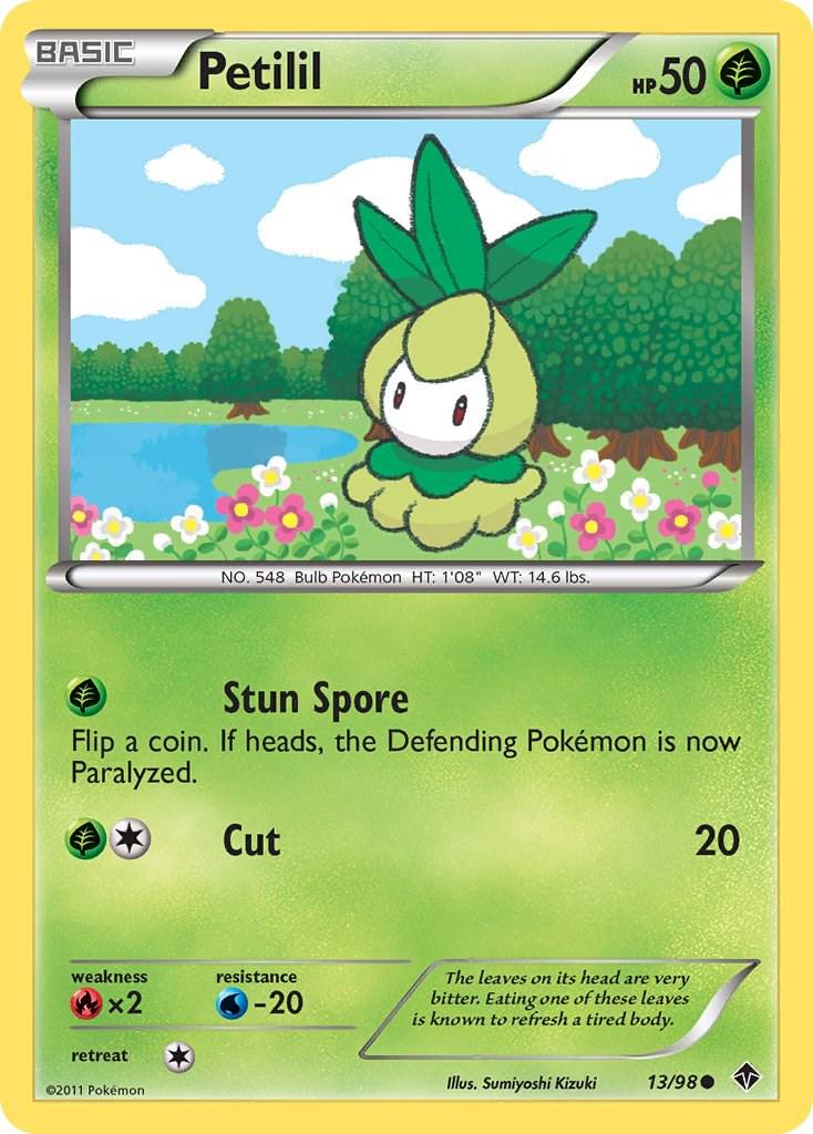 Petilil #13 Pokemon Emerging Powers