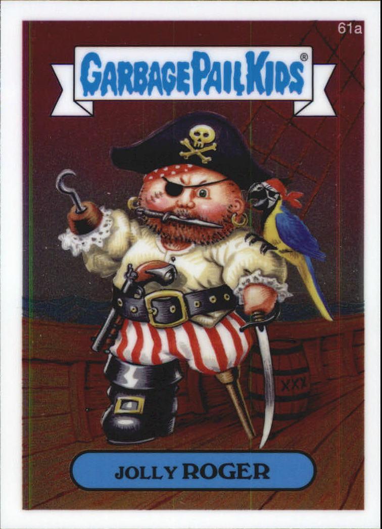 Jolly ROGER #61a 2014 Garbage Pail Kids Chrome