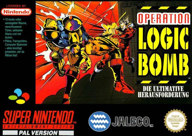 Operation Logic Bomb PAL Super Nintendo