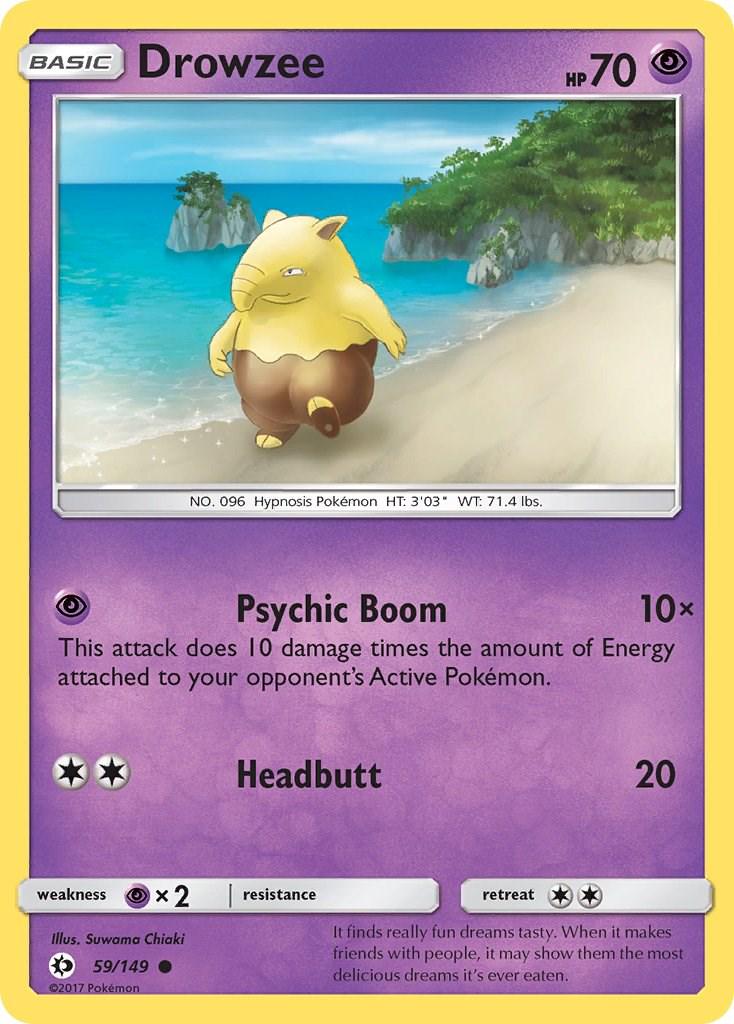 Drowzee #59 Pokemon Sun & Moon