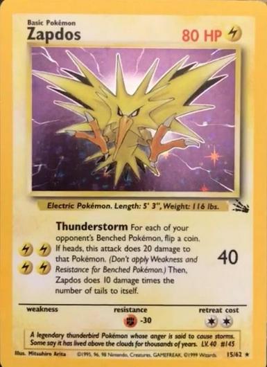 Zapdos #15 Cover Art