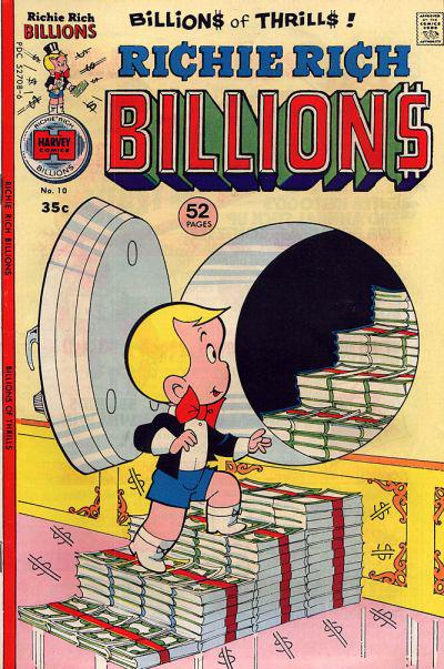 Richie Rich Billions #10 (1976) Comic Books Richie Rich Billions