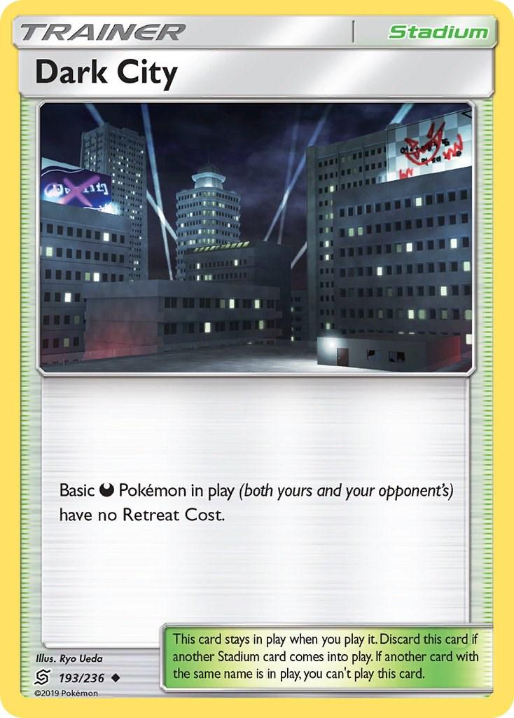 Dark City #193 Pokemon Unified Minds
