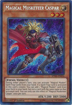 Magical Musketeer Caspar SPWA-EN016 YuGiOh Spirit Warriors