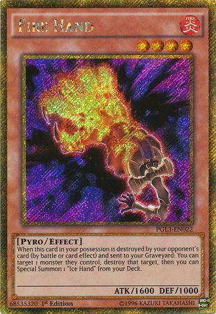 Fire Hand PGL3-EN022 YuGiOh Premium Gold: Infinite Gold
