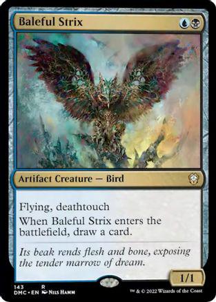 Baleful Strix #143 Magic Dominaria United Commander