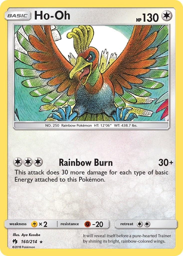 Ho-Oh #160 Pokemon Lost Thunder