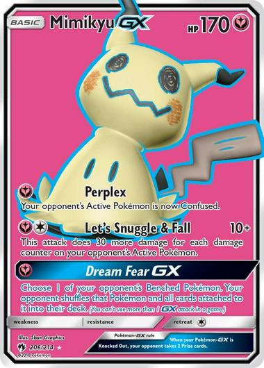 Mimikyu GX #206 Cover Art