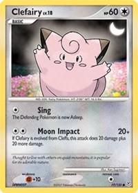 Clefairy #77 Pokemon Diamond & Pearl