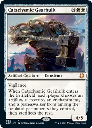 Cataclysmic Gearhulk Magic Adventures in the Forgotten Realms Commander