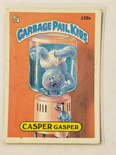 CASPER Gasper #228a 1986 Garbage Pail Kids
