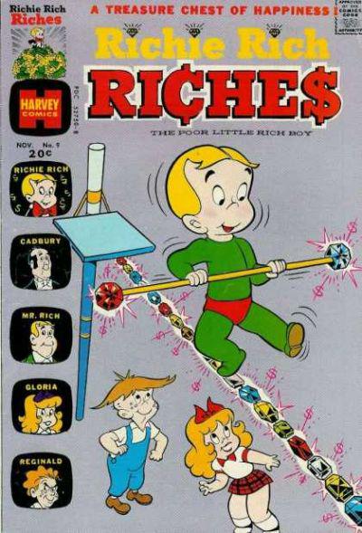 Richie Rich Riches #9 (1973) Comic Books Richie Rich Riches