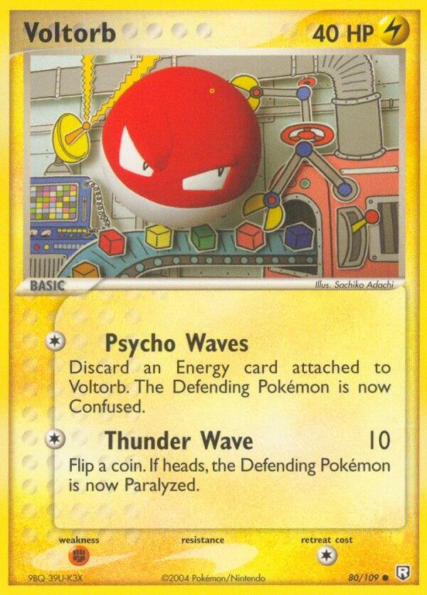 Voltorb #80 Pokemon Team Rocket Returns