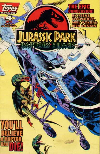 Jurassic Park: Raptors Hijack #4 (1994) Comic Books Jurassic Park: Raptors Hijack