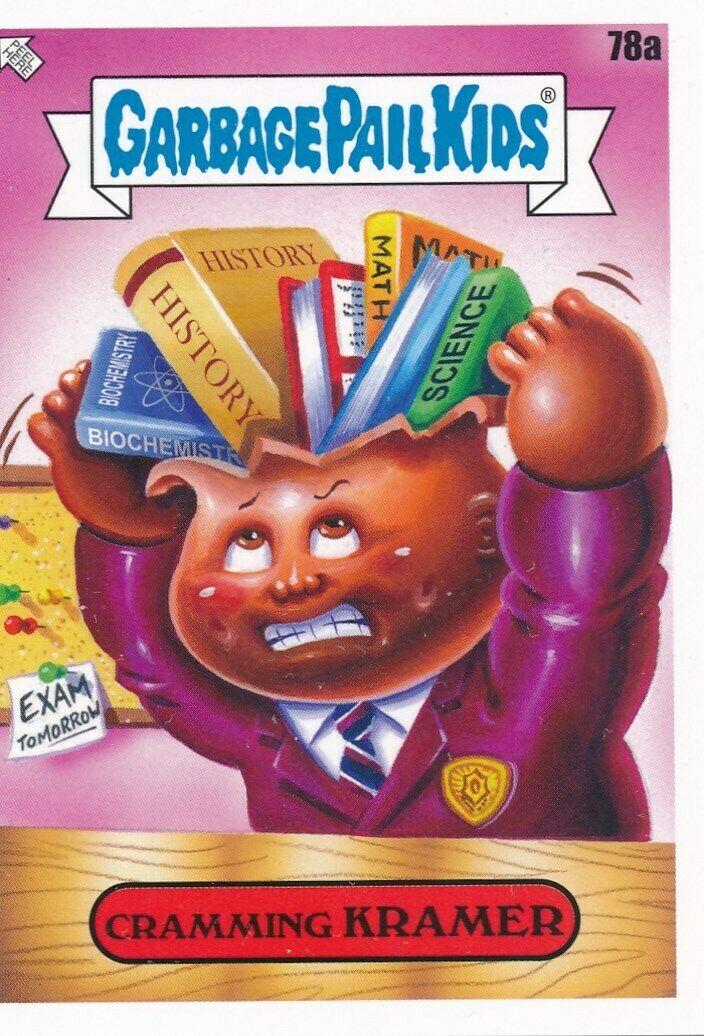 Cramming CRAMER #78a Garbage Pail Kids Late To School