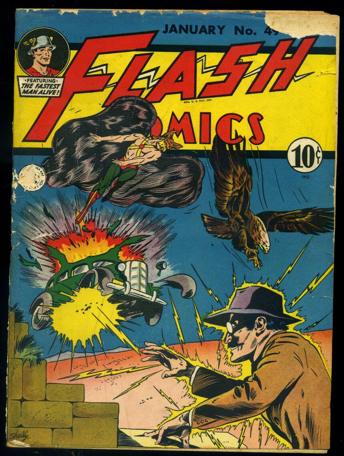 Flash Comics #49 (1944) Comic Books Flash Comics