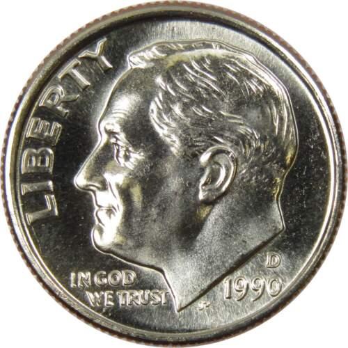 1990 D Coins Roosevelt Dime