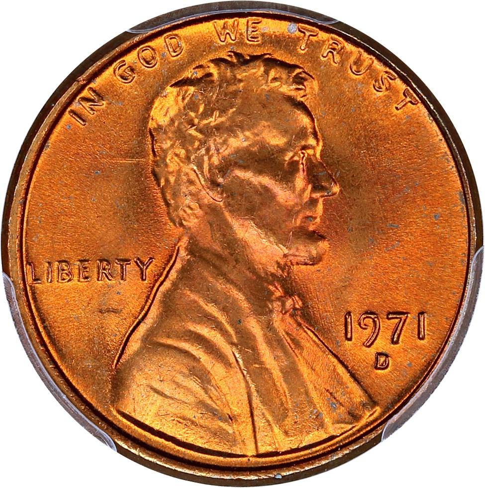 1971 D Coins Lincoln Memorial Penny