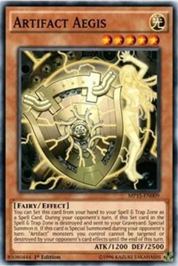 Artifact Aegis MP15-EN009 YuGiOh 2015 Mega-Tin Mega Pack