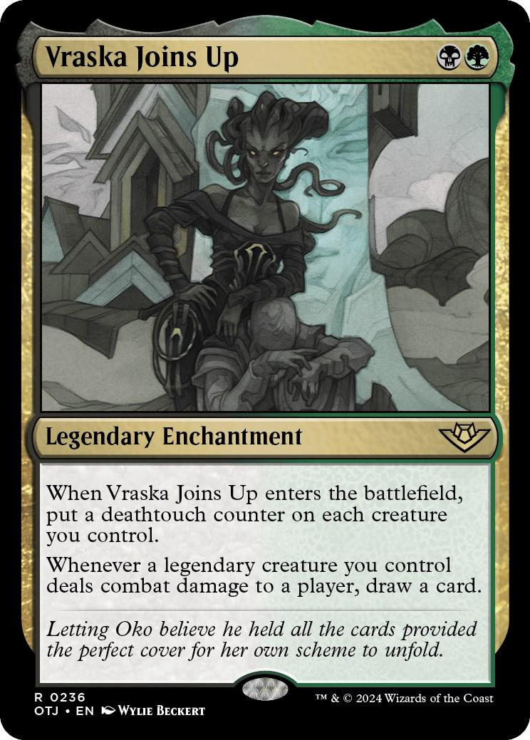 Vraska Joins Up #236 Magic Outlaws of Thunder Junction