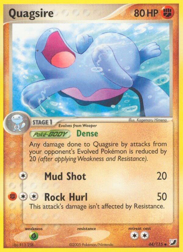Quagsire #44 Pokemon Unseen Forces