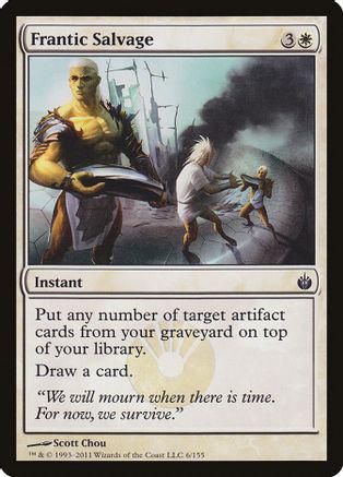 Frantic Salvage Magic Mirrodin Besieged