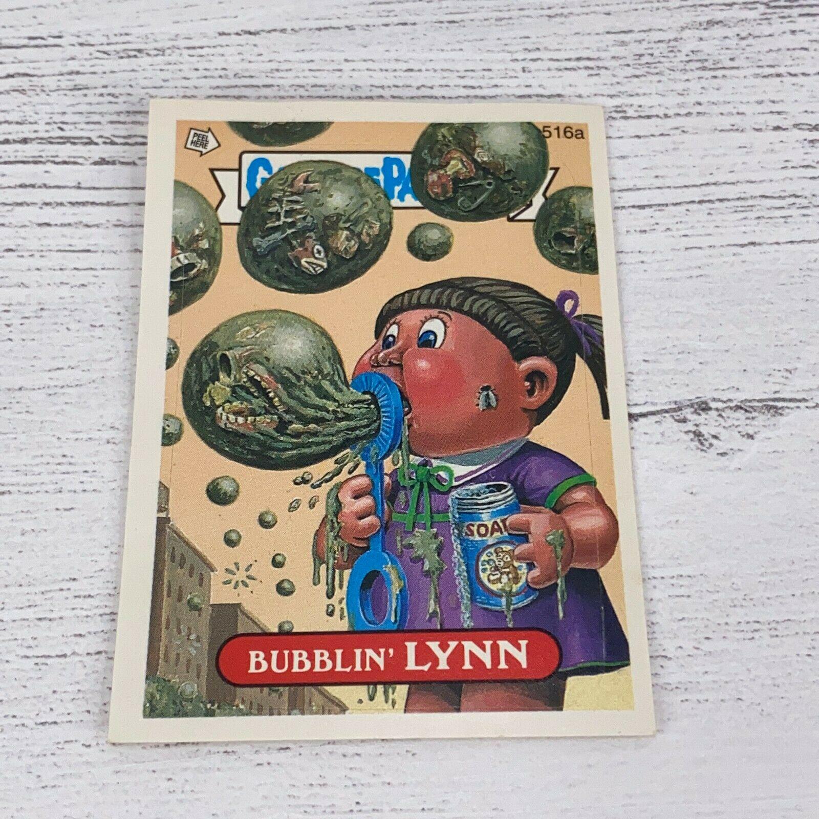 Bubblin' LYNN #516a 1988 Garbage Pail Kids