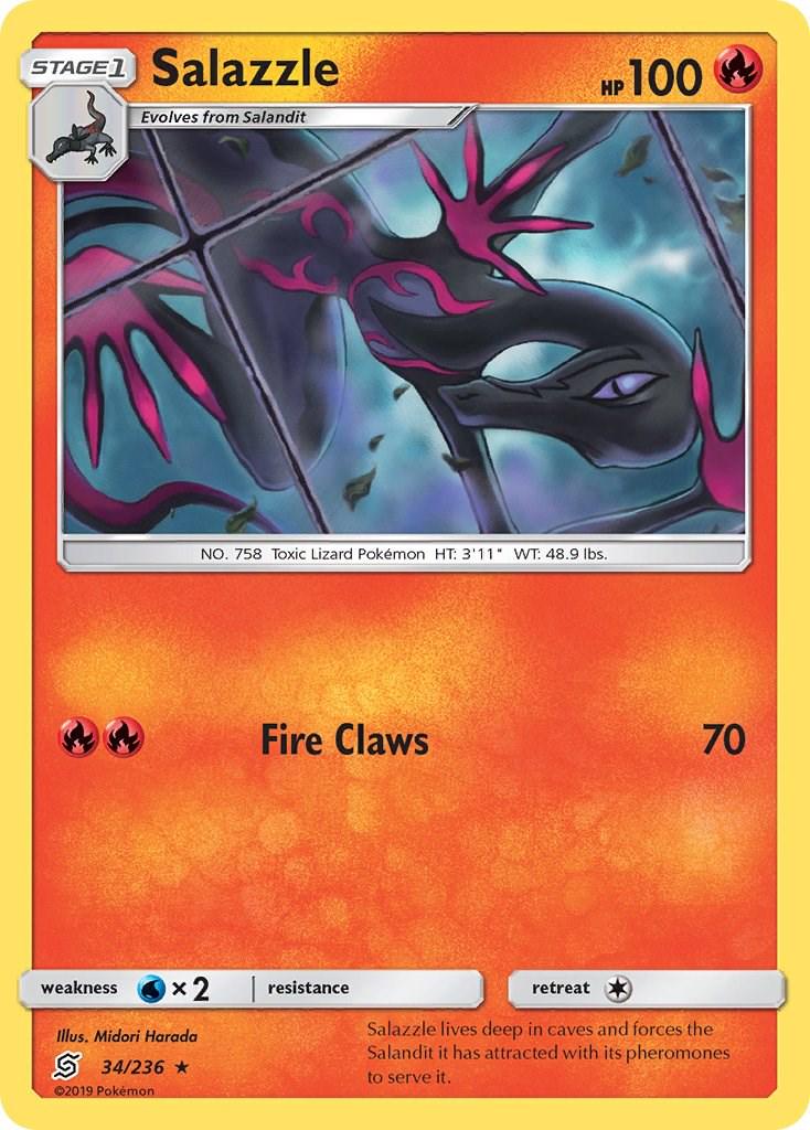 Salazzle #34 Pokemon Unified Minds