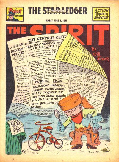 Spirit #4/8/1951 (1951) Comic Books Spirit