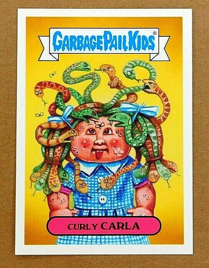 Curly CARLA #6b Garbage Pail Kids American As Apple Pie