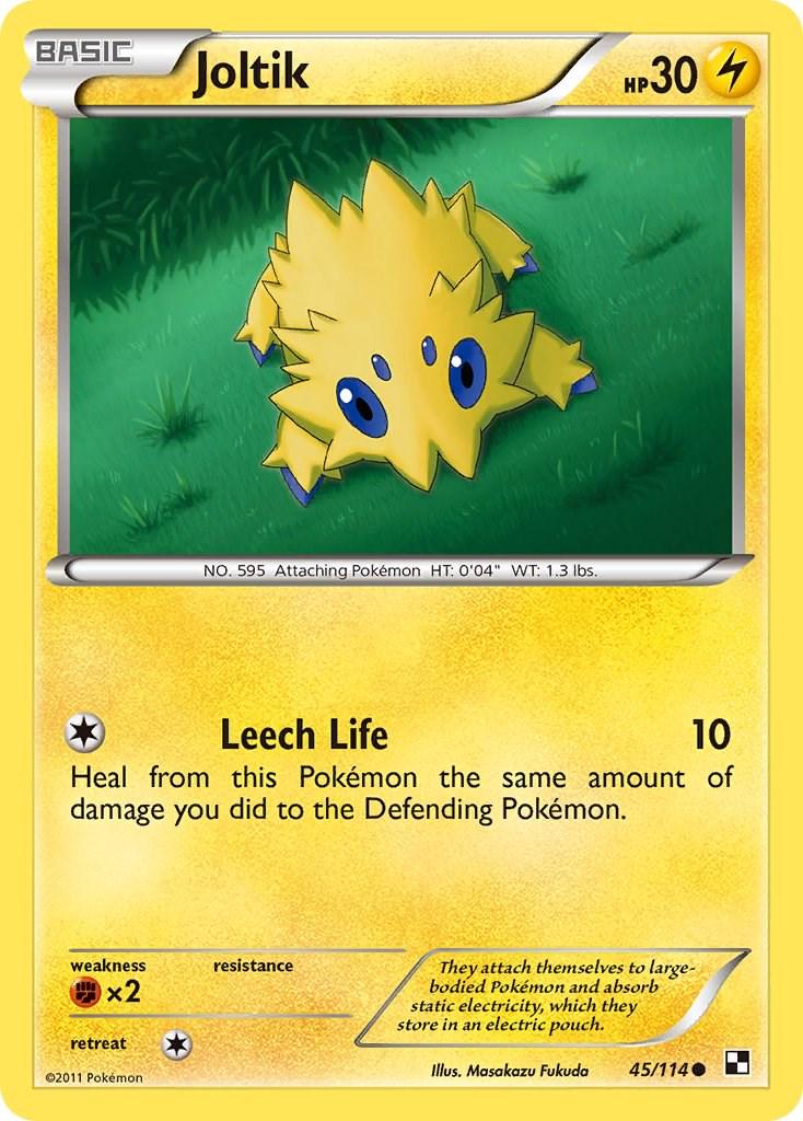 Joltik #45 Pokemon Black & White