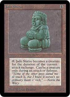 Jade Statue Magic Alpha