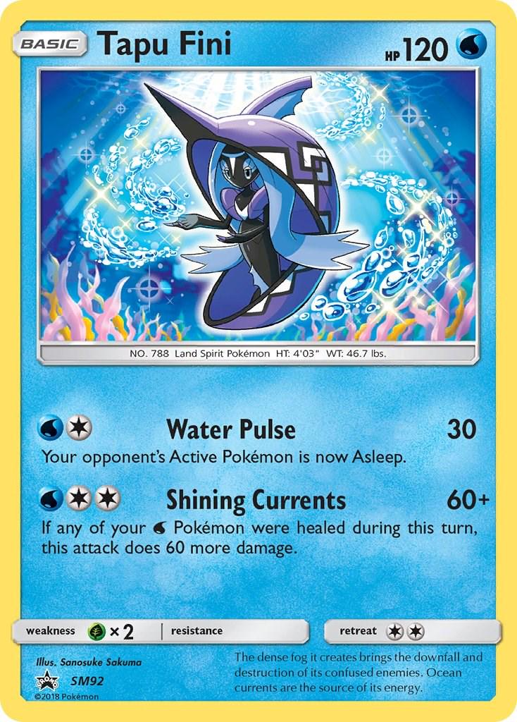 Tapu Fini #SM92 Pokemon Promo