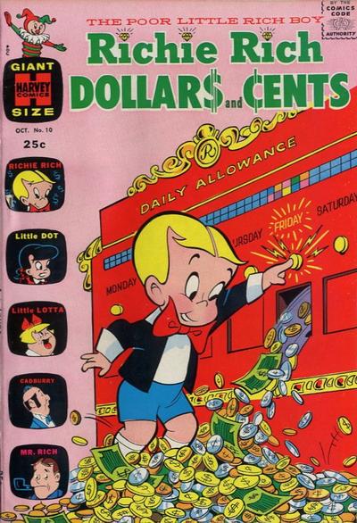 Richie Rich Dollars and Cents #10 (1965) Comic Books Richie Rich Dollars and Cents