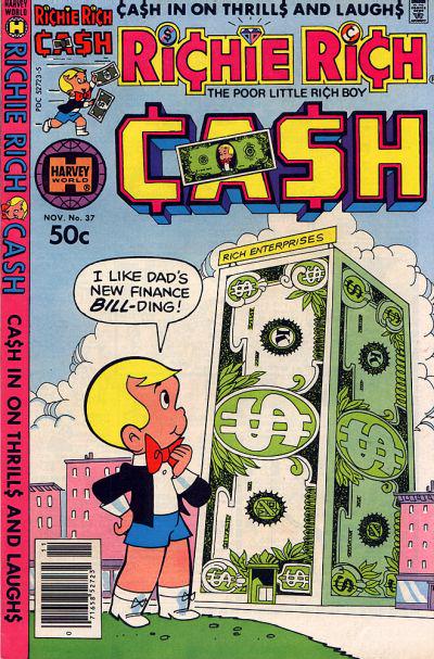 Richie Rich Cash #37 (1980) Comic Books Richie Rich Cash