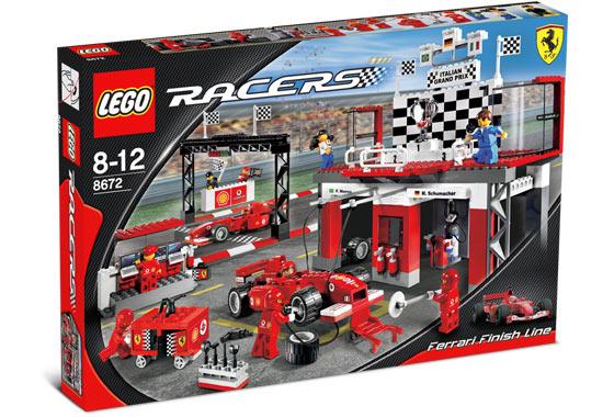 Ferrari Finish Line #8672 LEGO Racers