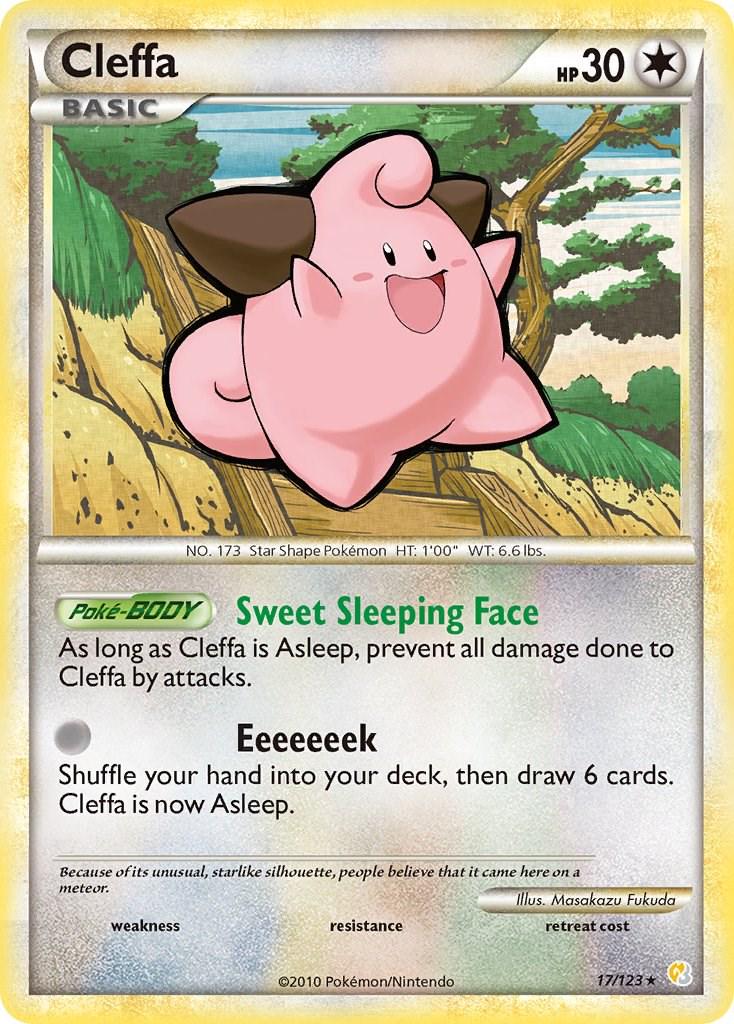 Cleffa #17 Pokemon HeartGold & SoulSilver