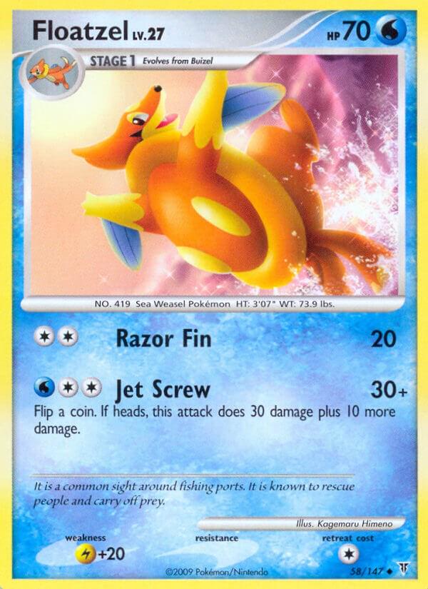 Floatzel #58 Pokemon Supreme Victors