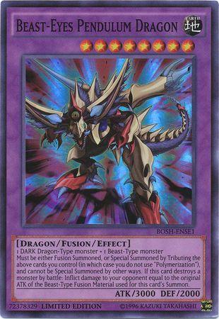 Beast-Eyes Pendulum Dragon BOSH-ENSE1 YuGiOh Breakers of Shadow