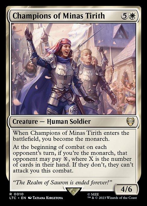 Champions of Minas Tirith #10 Magic Lord of the Rings Commander