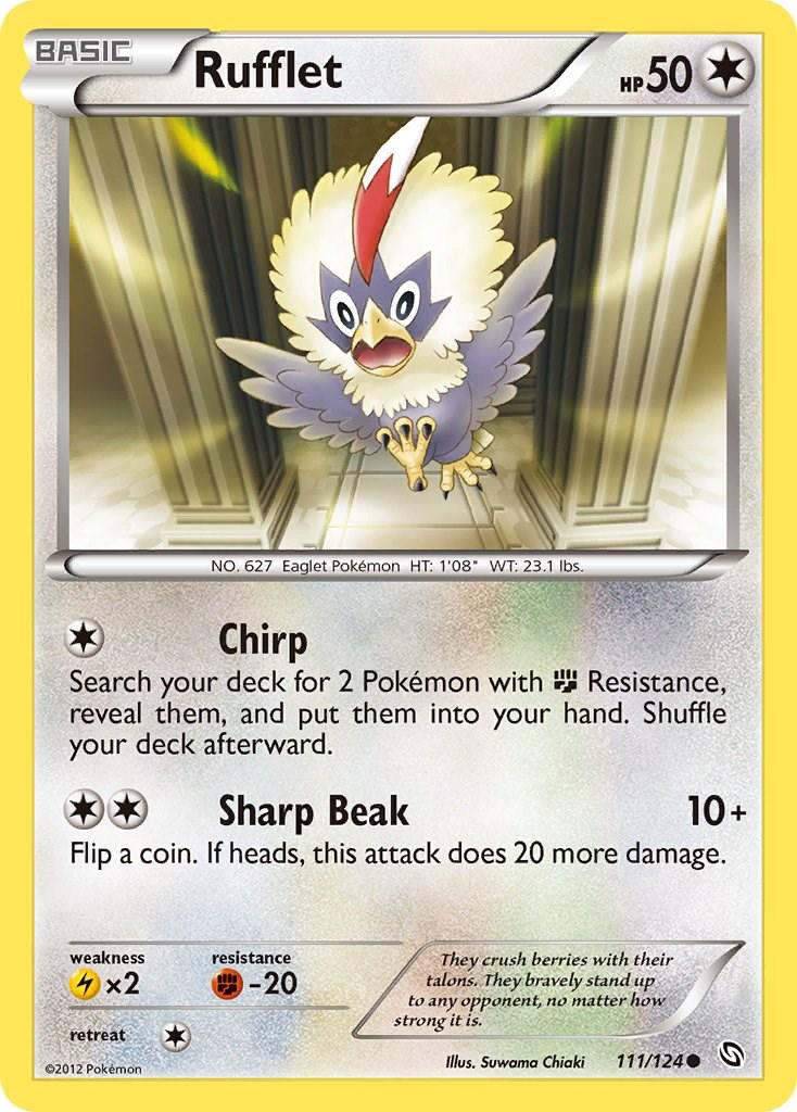 Rufflet #111 Pokemon Dragons Exalted