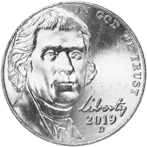 2019 D Coins Jefferson Nickel