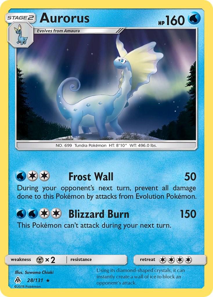 Aurorus #28 Pokemon Forbidden Light