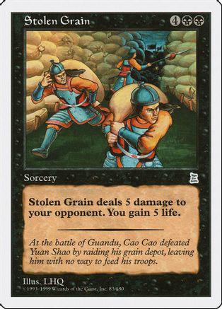 Stolen Grain Magic Portal Three Kingdoms